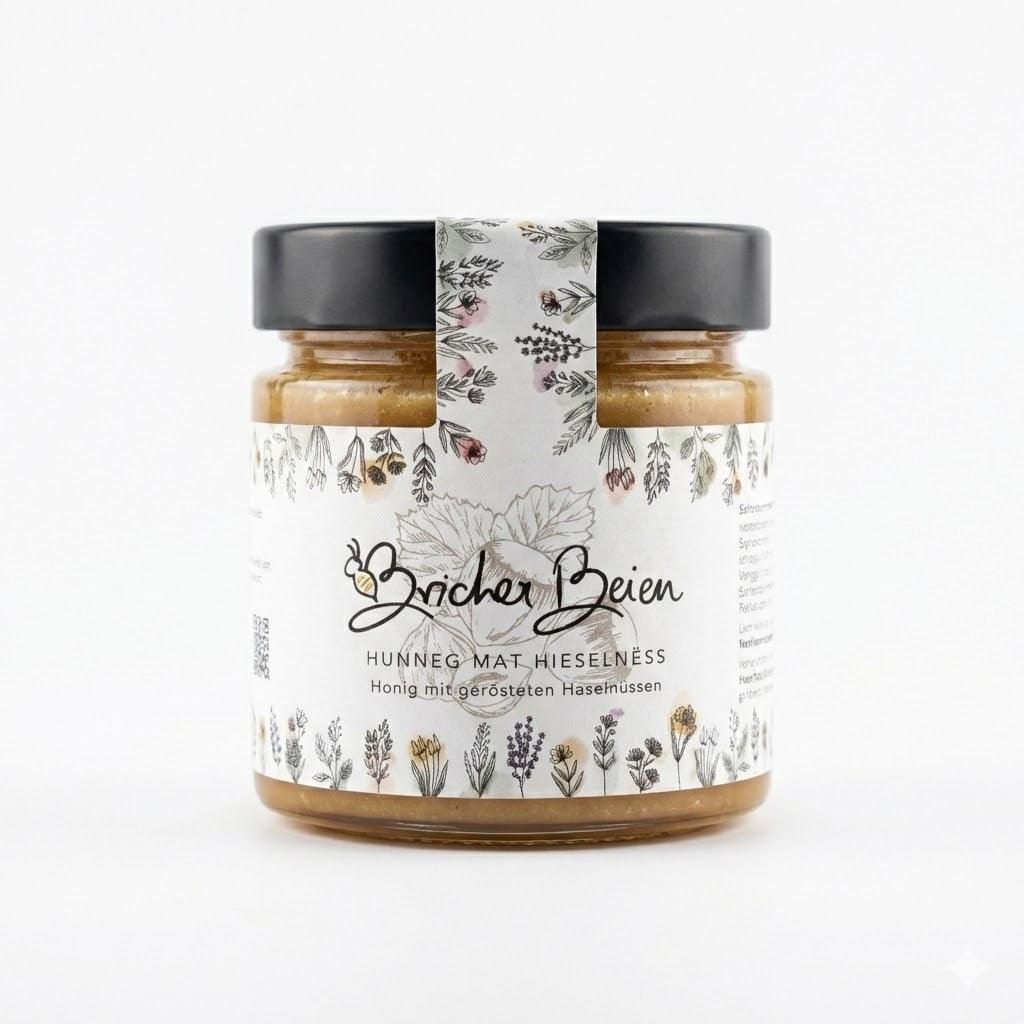 Honig mit Haselnüssen 500g
