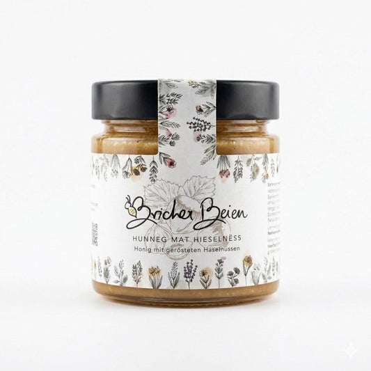 Honig mit Haselnüssen 500g