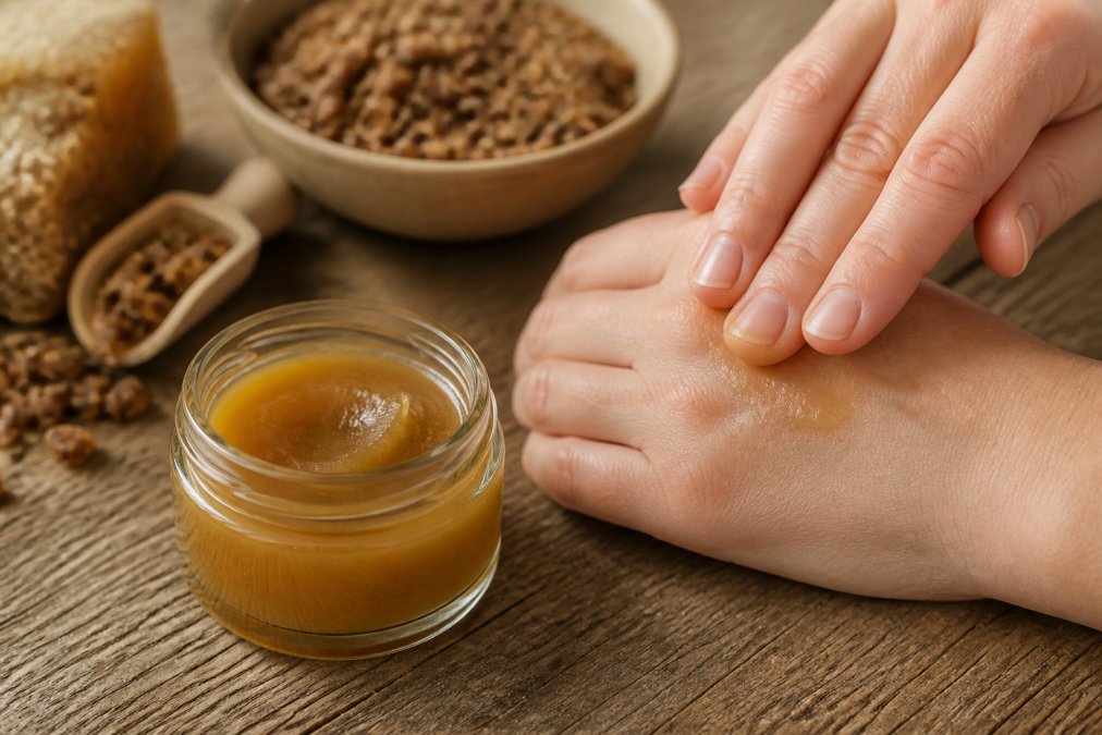 Propolis Balsam gegen trockene Haut: Anwendung & Wirkung