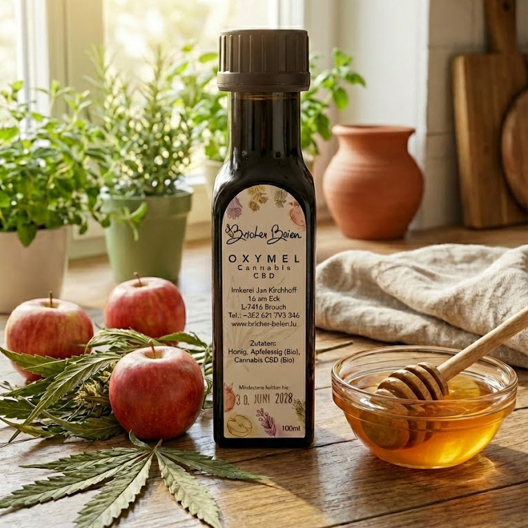 Oxymel à l'extrait de chanvre CBD 100 ml